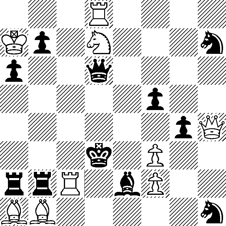 3R4/Kp1N3n/p2q4/5p2/6pQ/3k1P2/rrR1bP2/BB5n