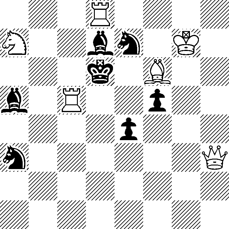 3R4/N2bn1K1/3k1B2/b1R2p2/4p3/n6Q/8/8