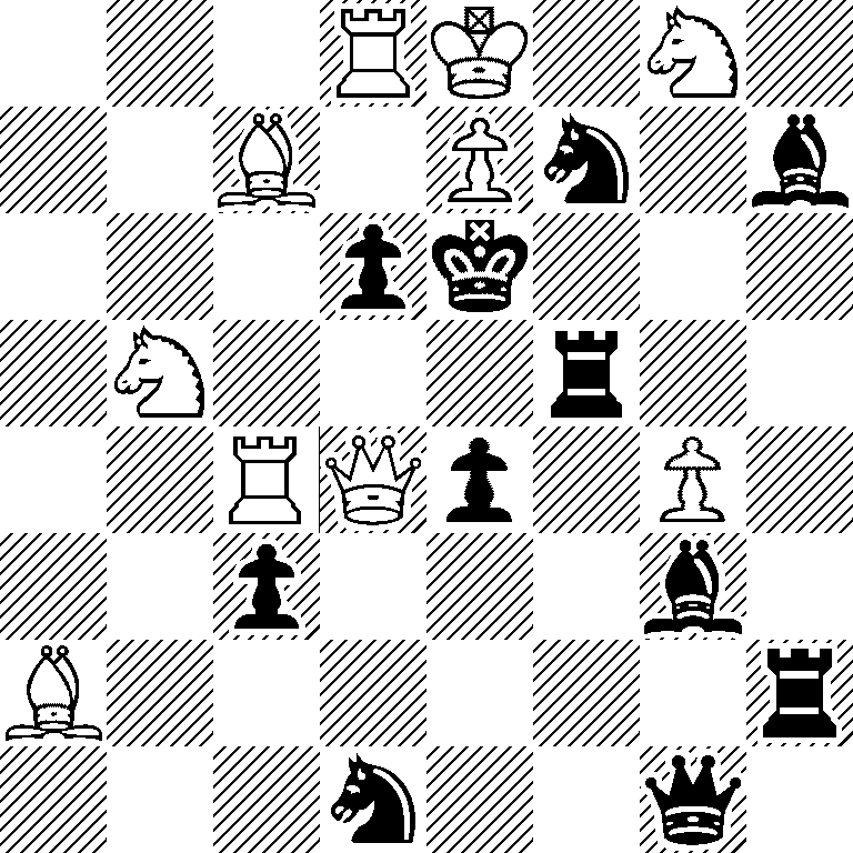 3RK1N1/2B1Pn1b/3pk3/1N3r2/2RQp1P1/2p3b1/B6r/3n2q1
