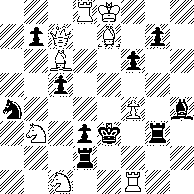3RK3/1pQ1B1p1/2B2p2/2p5/n4P1b/1N1pk1r1/3r4/2N2R2