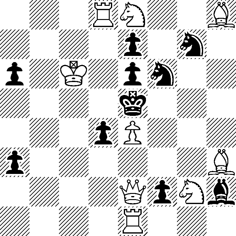 3RN2B/4p1n1/p1K1pn2/4k3/3pP3/p6B/4QpNb/4R3