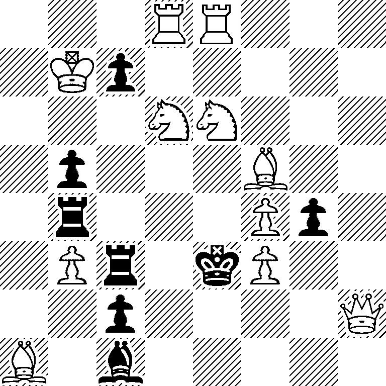 3RR3/1Kp5/3NN3/1p3B2/1r3Pp1/1Pr1kP2/2p4Q/B1b5