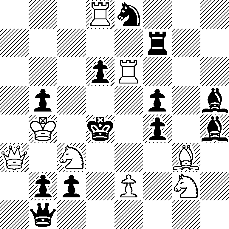 3Rn3/5r2/3pR3/1p3p1b/1K1k1p1b/Q1N3B1/1pp1P1N1/1q6