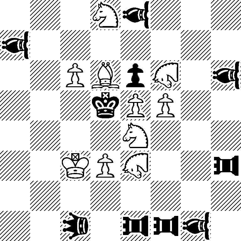 3S*3b3/*3b7/2PBp*3S1*3b/3kPP2/4S3/2KP*3S2*3r/8/2*3q1*3r*3r*3b1