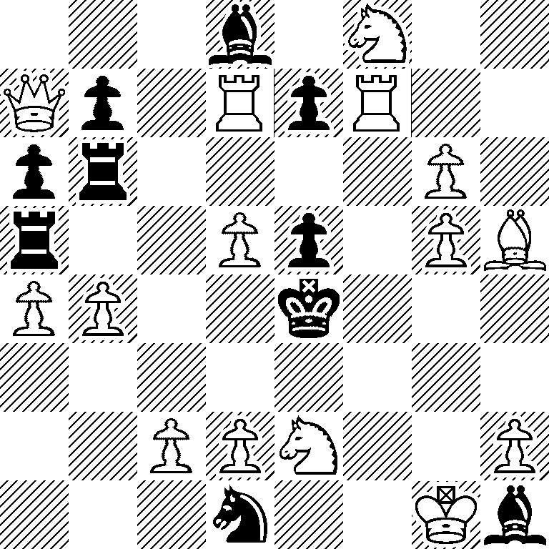 3b1N2/Qp1RpR2/pr4P1/r2Pp1PB/PP2k3/8/2PPN2P/3n2Kb
