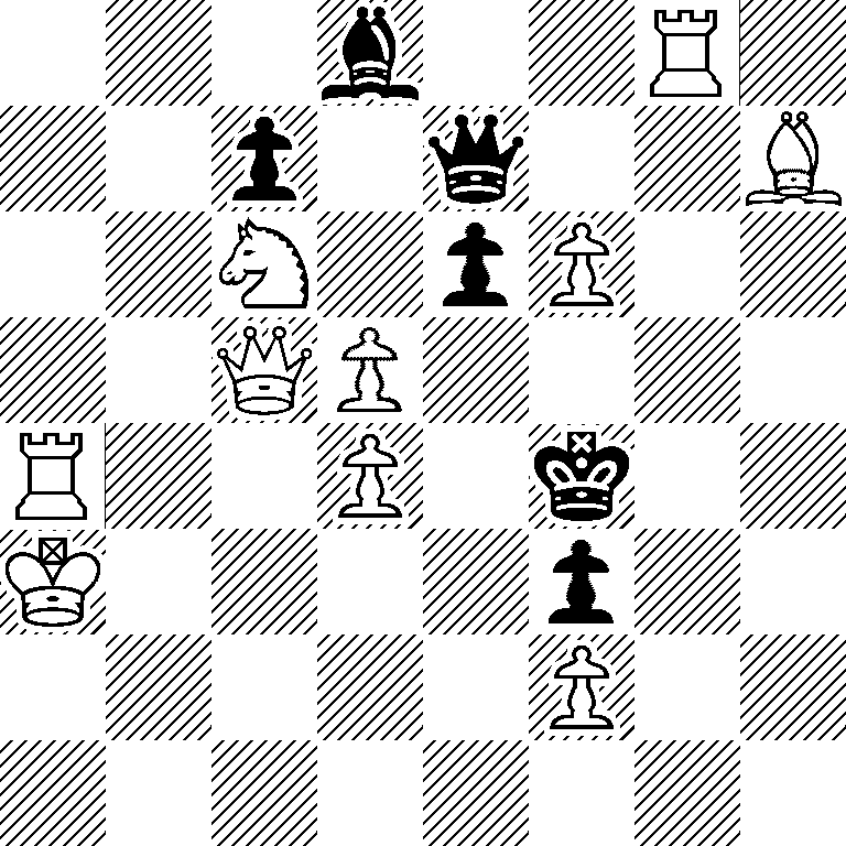 3b2R1/2p1q2B/2N1pP2/2QP4/R2P1k2/K4p2/5P2/8