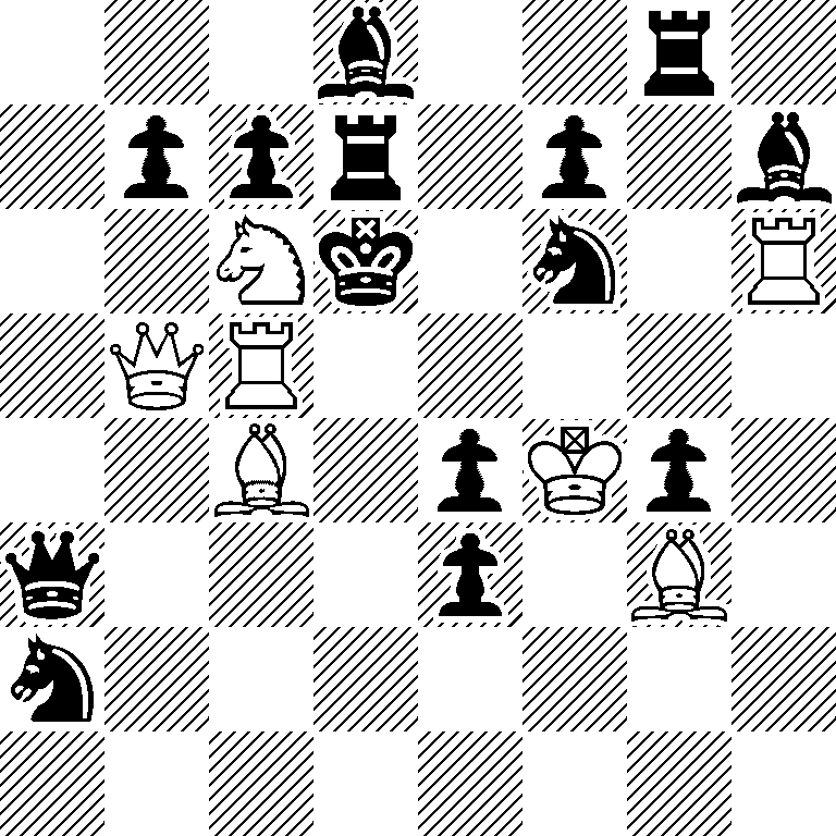 3b2r1/1ppr1p1b/2Nk1n1R/1QR5/2B1pKp1/q3p1B1/n7/8