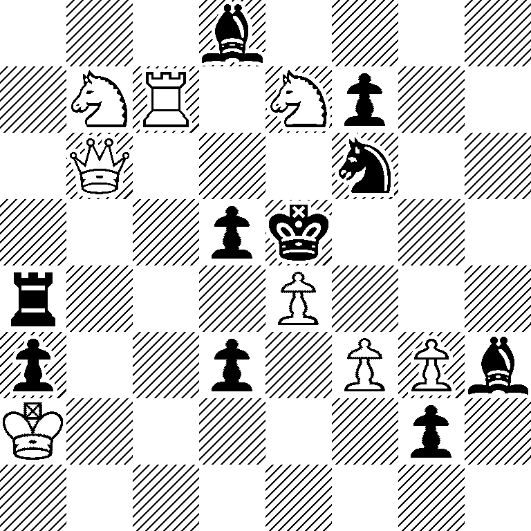 3b4/1NR1Np2/1Q3n2/3pk3/r3P3/p2p1PPb/K5p1/8