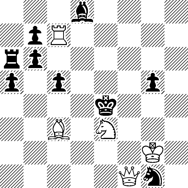 3b4/1pR5/rp6/p1p3p1/4k3/2B1N3/6K1/5Qn1