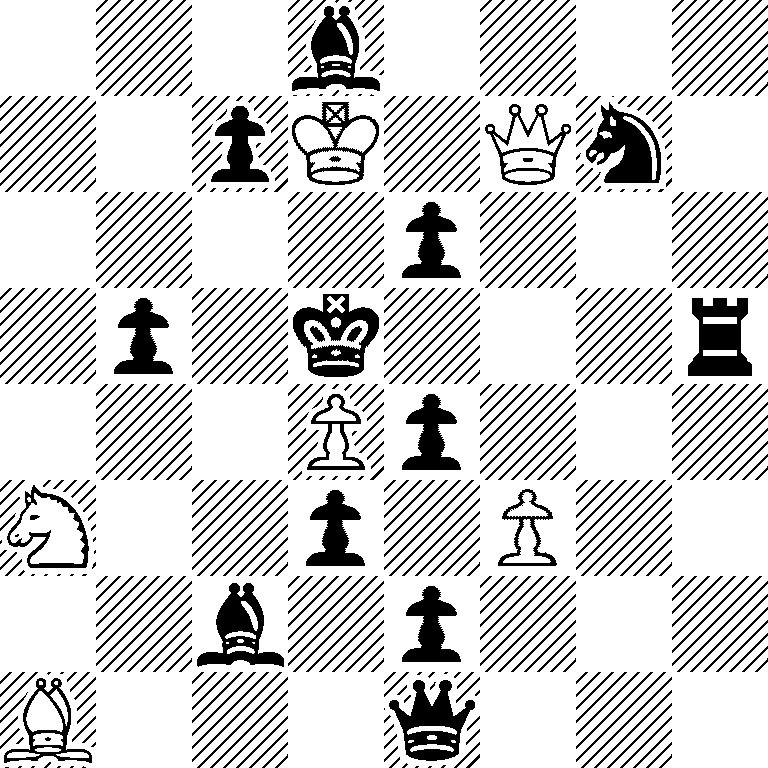3b4/2pK1Qn1/4p3/1p1k3r/3Pp3/N2p1P2/2b1p3/B3q3