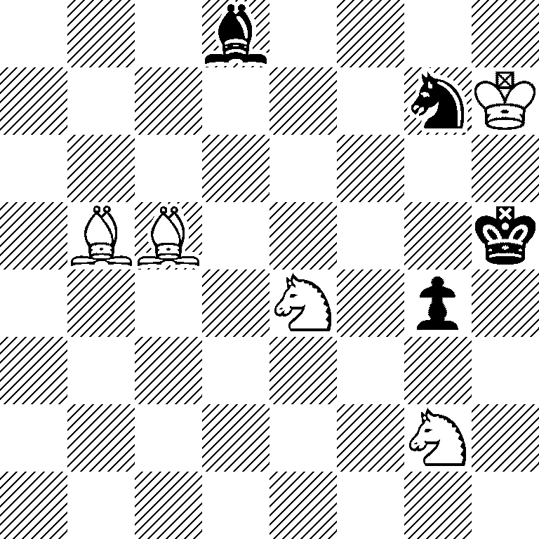 3b4/6nK/8/1BB4k/4N1p1/8/6N1/8