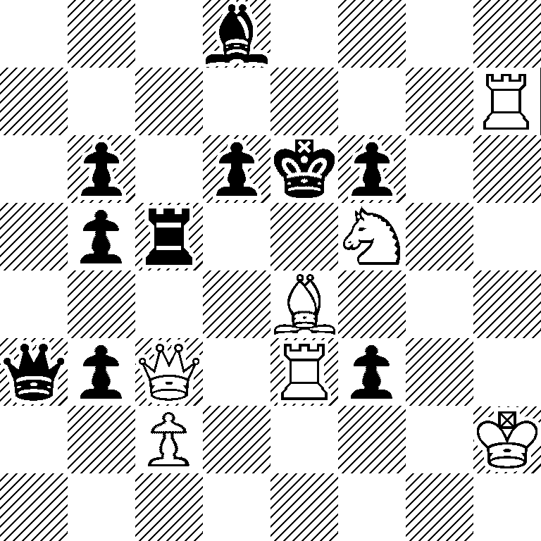 3b4/7R/1p1pkp2/1pr2N2/4B3/qpQ1Rp2/2P4K/8