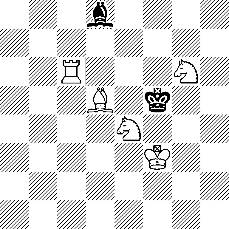 3b4/8/2R3N1/3B1k2/4N3/5K2/8/8