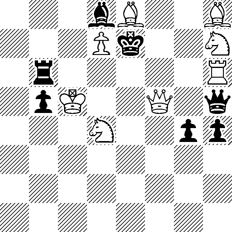 3bB2B/3Pk2N/1r5R/1pK2Q1q/3N2pp/8/8/8