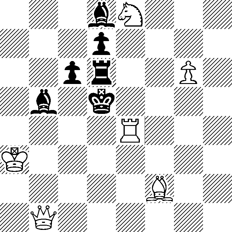 3bN3/3p4/2pr2P1/1b1k4/4R3/K7/5B2/1Q6