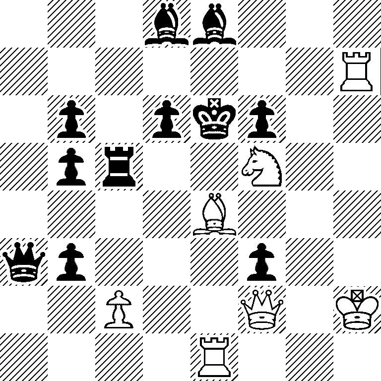 3bb3/7R/1p1pkp2/1pr2N2/4B3/qp3p2/2P2Q1K/4R3