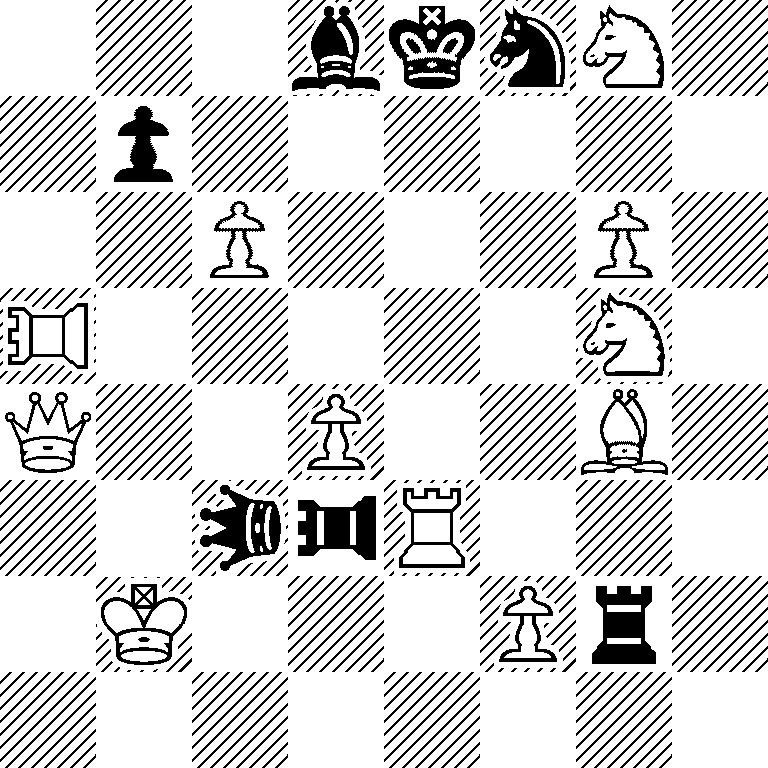 3bksS1/1p6/2P3P1/*3R5S1/Q2P2B1/2*3q*3rR3/1K3Pr1/8