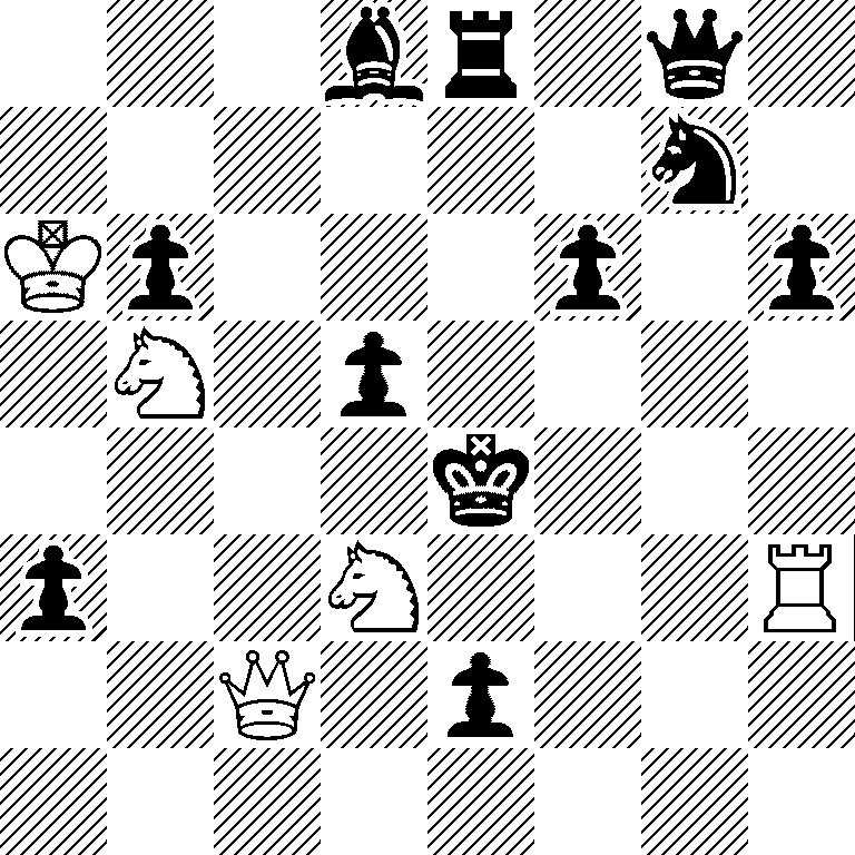 3br1q1/6n1/Kp3p1p/1N1p4/4k3/p2N3R/2Q1p3/8