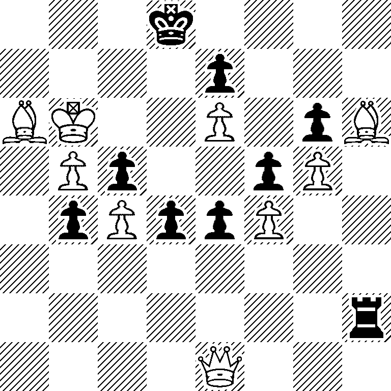 3k4/4p3/BK2P1pB/1Pp2pP1/1pPppP2/8/7r/4Q3