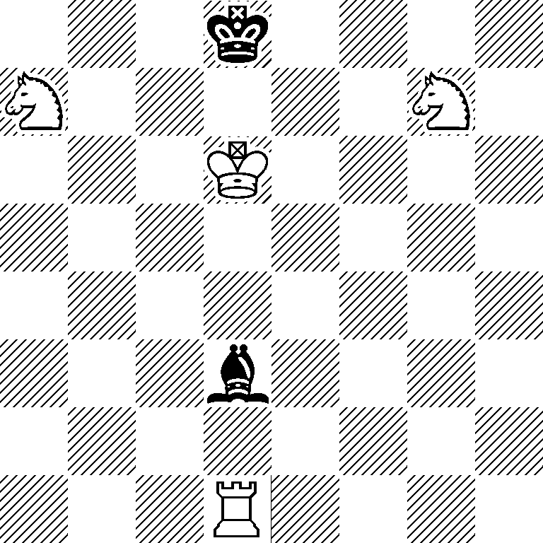 3k4/N5N1/3K4/8/8/3b4/8/3R4
