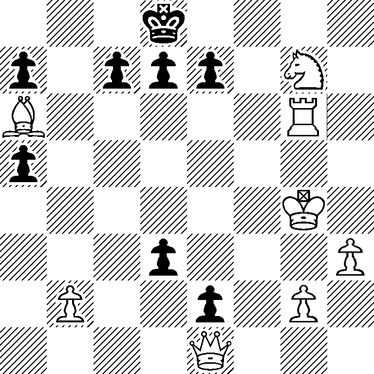 3k4/p1ppp1N1/B5R1/p7/6K1/3p3P/1P2p1P1/4Q3