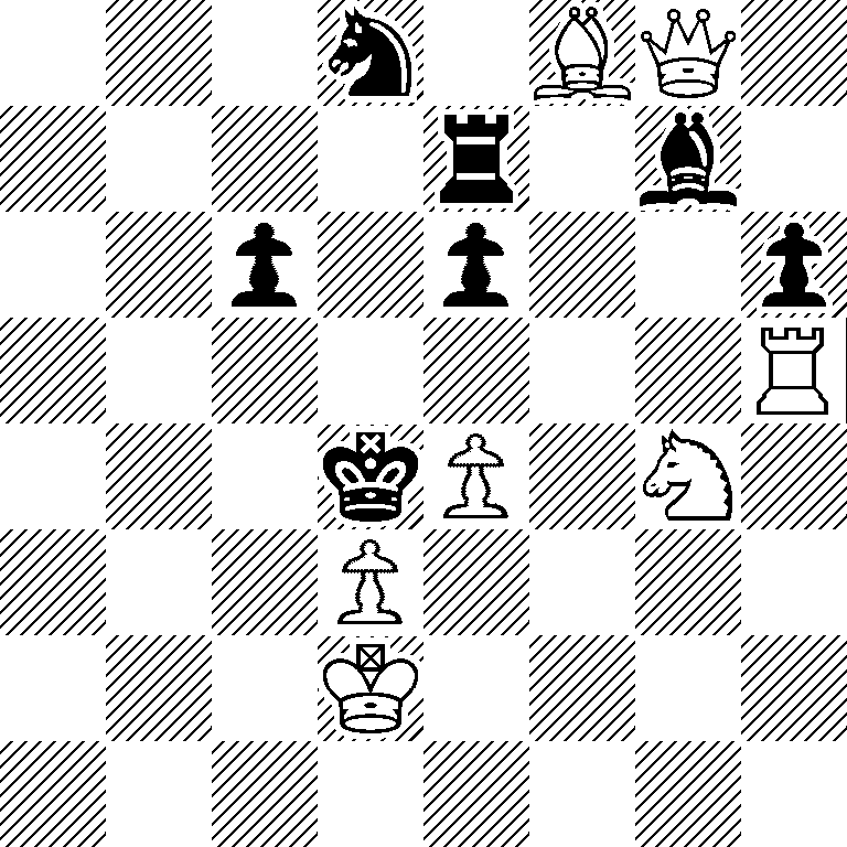 3n1BQ1/4r1b1/2p1p2p/7R/3kP1N1/3P4/3K4/8