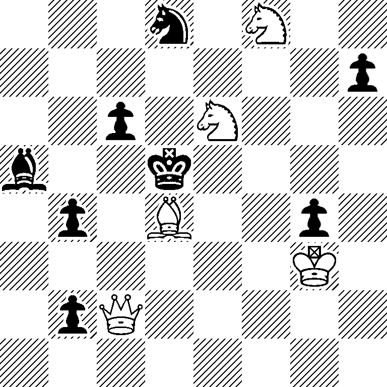 3n1N2/7p/2p1N3/b2k4/1p1B2p1/6K1/1pQ5/8