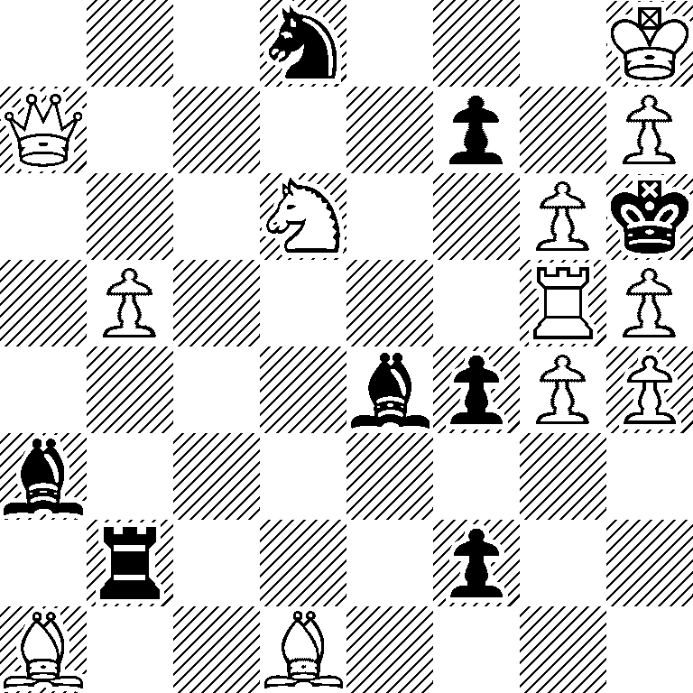 3n3K/Q4p1P/3N2Pk/1P4RP/4bpPP/b7/1r3p2/B2B4