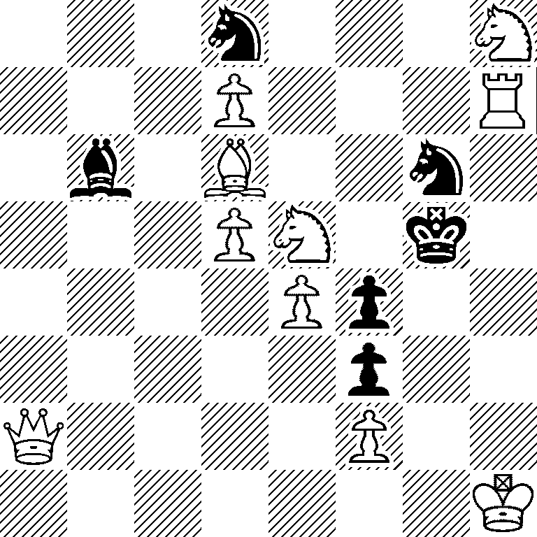 3n3N/3P3R/1b1B2n1/3PN1k1/4Pp2/5p2/Q4P2/7K