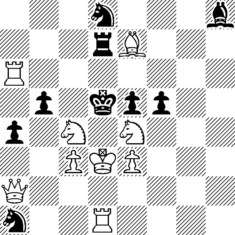 3n3b/3rB3/R7/1p1kpp2/p1N1N3/2PKP3/Q7/n2R4