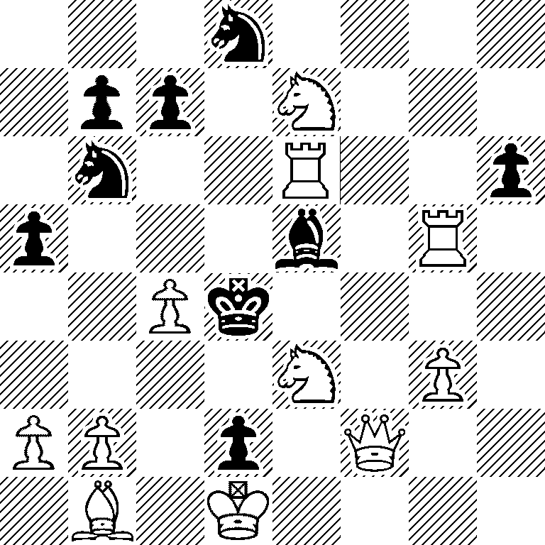 3n4/1pp1N3/1n2R2p/p3b1R1/2Pk4/4N1P1/PP1p1Q2/1B1K4
