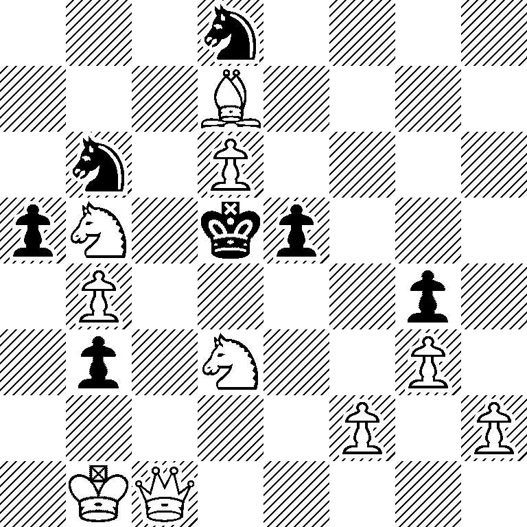 3n4/3B4/1n1P4/pN1kp3/1P4p1/1p1N2P1/5P1P/1KQ5