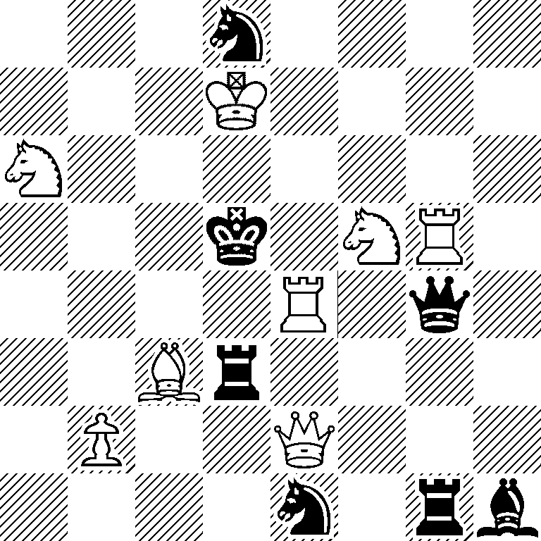 3n4/3K4/N7/3k1NR1/4R1q1/2Br4/1P2Q3/4n1rb