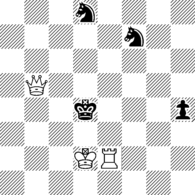 3n4/5n2/8/1Q6/3k3p/8/3KR3/8