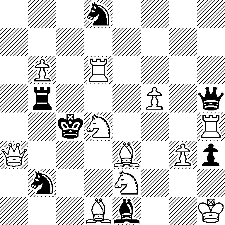 3n4/8/1P1R4/1r3P1q/2kN3R/Q3B1Pp/1n2N3/3Bb2K