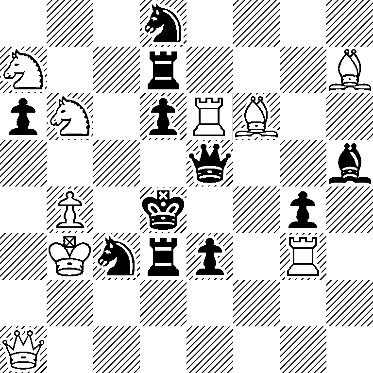 3n4/N2r3B/pN1pRB2/4q2b/1P1k2p1/1Knrp1R1/8/Q7