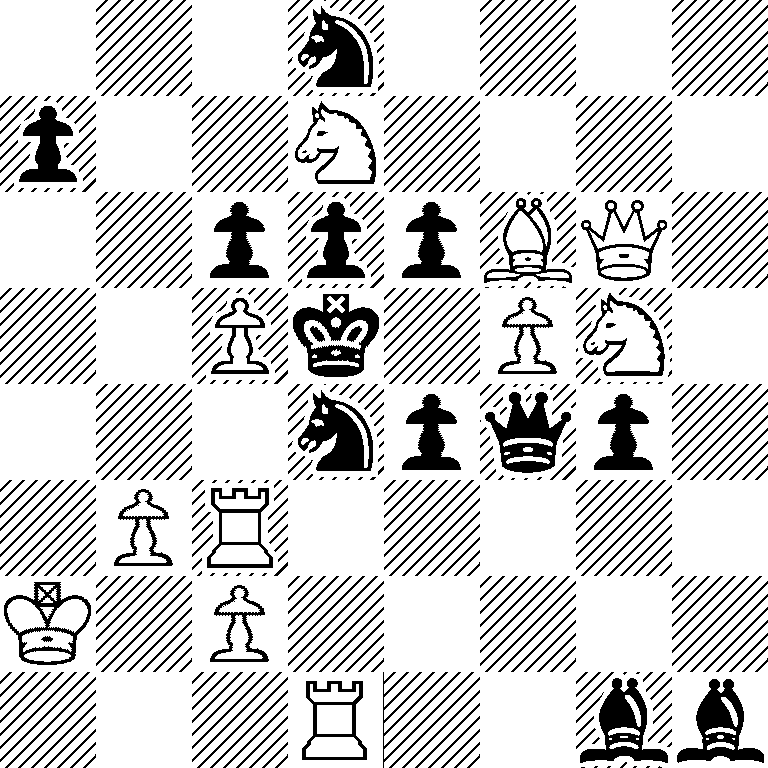 3n4/p2N4/2pppBQ1/2Pk1PN1/3npqp1/1PR5/K1P5/3R2bb