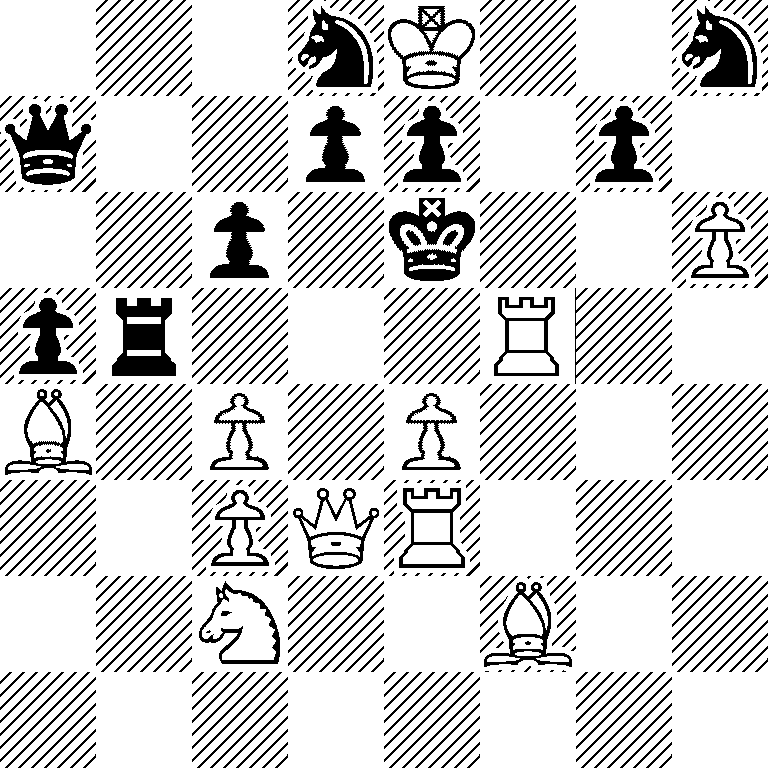 3nK2n/q2pp1p1/2p1k2P/pr3R2/B1P1P3/2PQR3/2N2B2/8