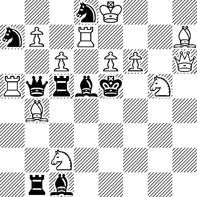 3nK3/nP1R3B/2P1PP1Q/Rqrbk1N1/1B6/8/2N5/1rb5