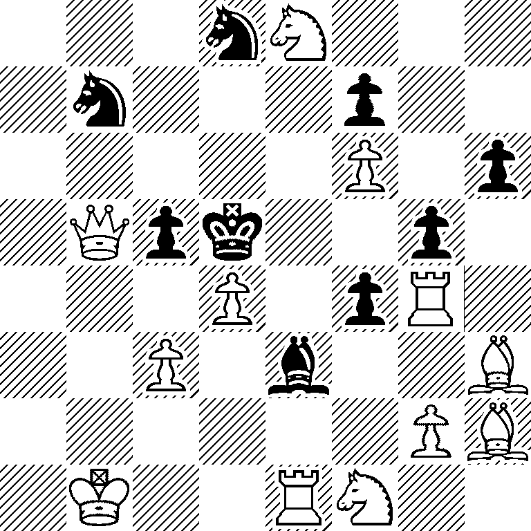 3nN3/1n3p2/5P1p/1Qpk2p1/3P1pR1/2P1b2B/6PB/1K2RN2