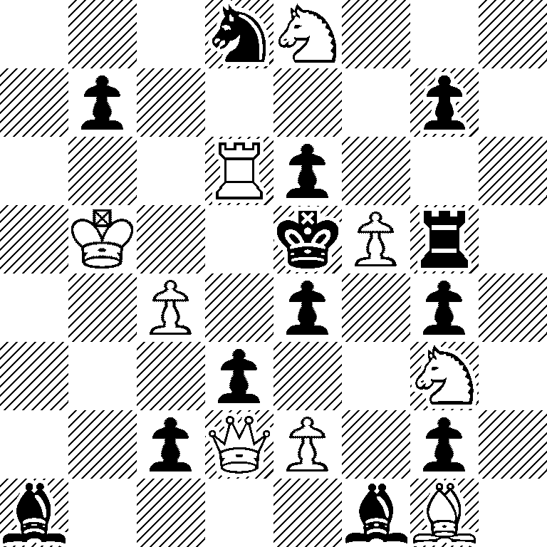 3nN3/1p4p1/3Rp3/1K2kPr1/2P1p1p1/3p2N1/2pQP1p1/b4bB1