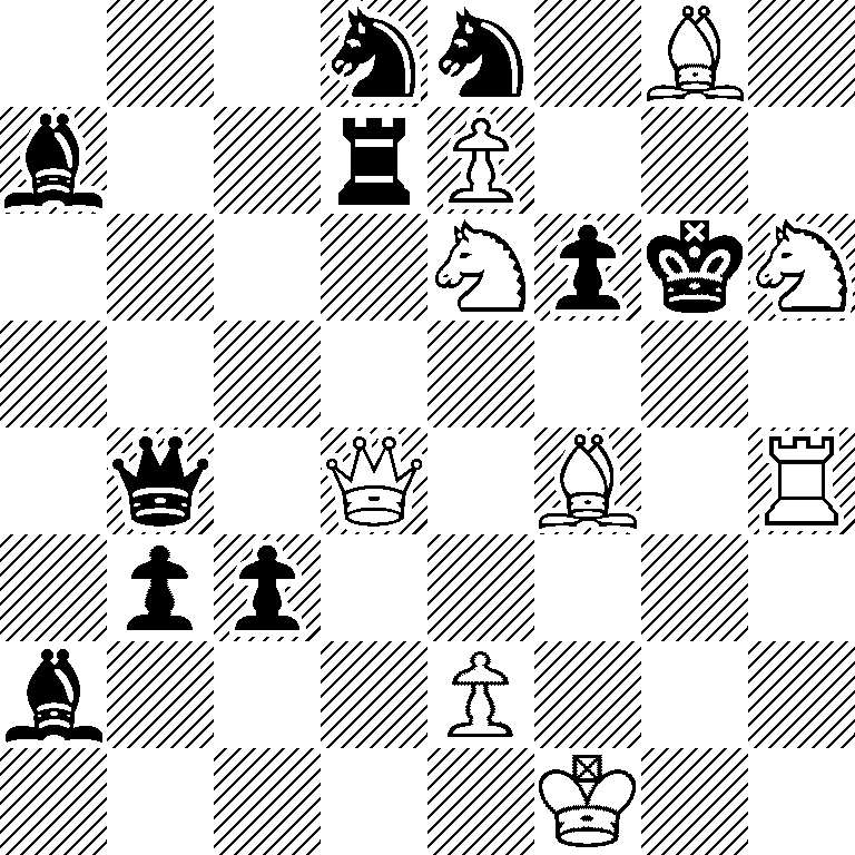 3nn1B1/b2rP3/4NpkN/8/1q1Q1B1R/1pp5/b3P3/5K2