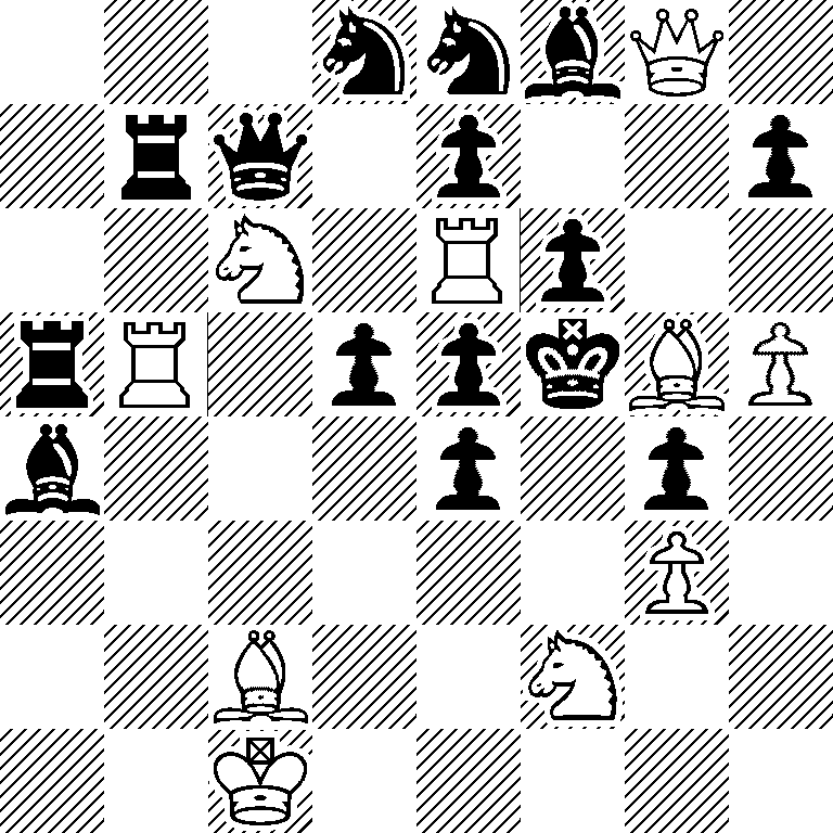 3nnbQ1/1rq1p2p/2N1Rp2/rR1ppkBP/b3p1p1/6P1/2B2N2/2K5