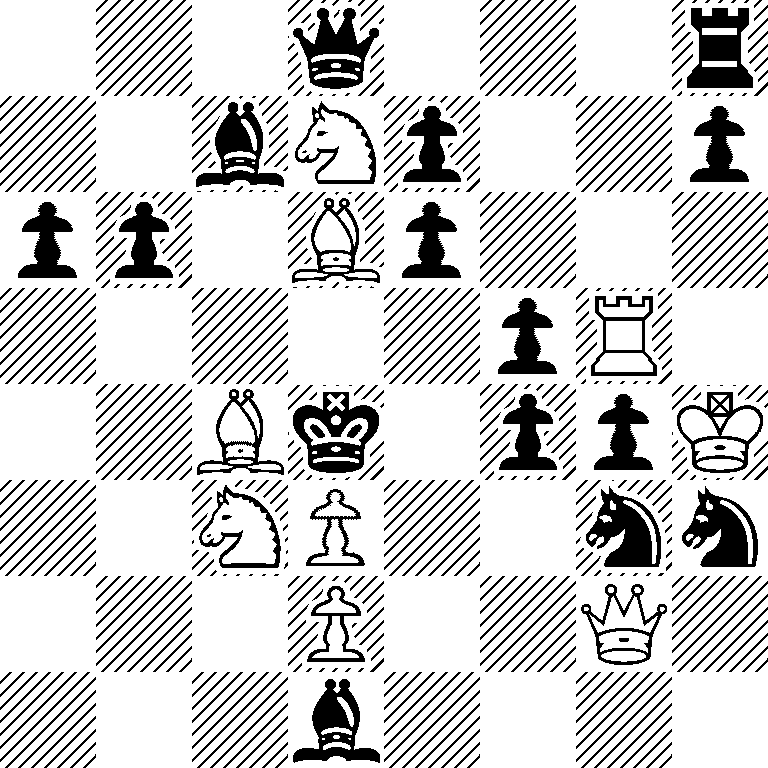 3q3r/2bNp2p/pp1Bp3/5pR1/2Bk1ppK/2NP2nn/3P2Q1/3b4