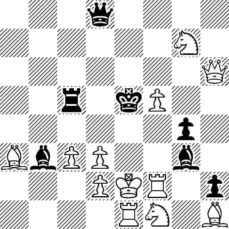 3q4/6N1/7Q/2r1kP2/6p1/BbPP2b1/3PKR1p/4RN1B