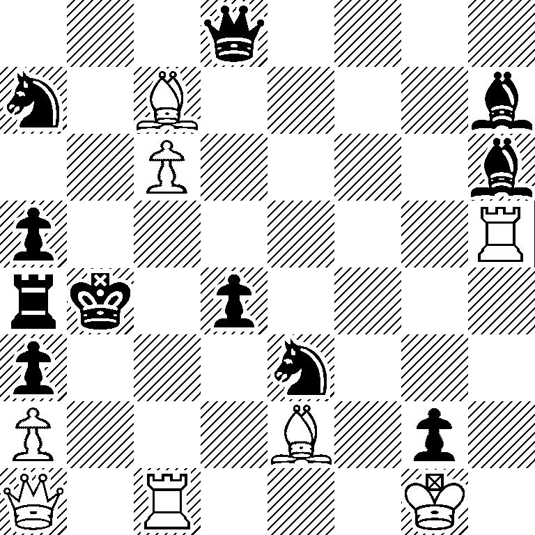 3q4/n1B4b/2P4b/p6R/rk1p4/p3n3/P3B1p1/Q1R3K1