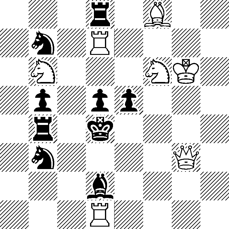 3r1B2/1n1R4/1N3NK1/1p1pp3/1r1k4/1n4Q1/3b4/3R4