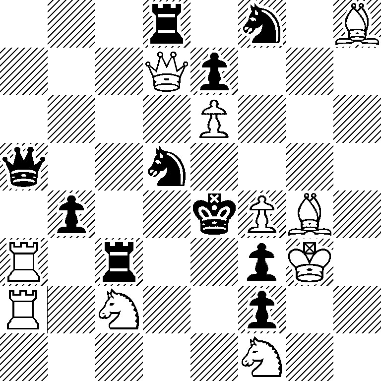 3r1n1B/3Qp3/4P3/q2n4/1p2kPB1/R1r2pK1/R1N2p2/5N2