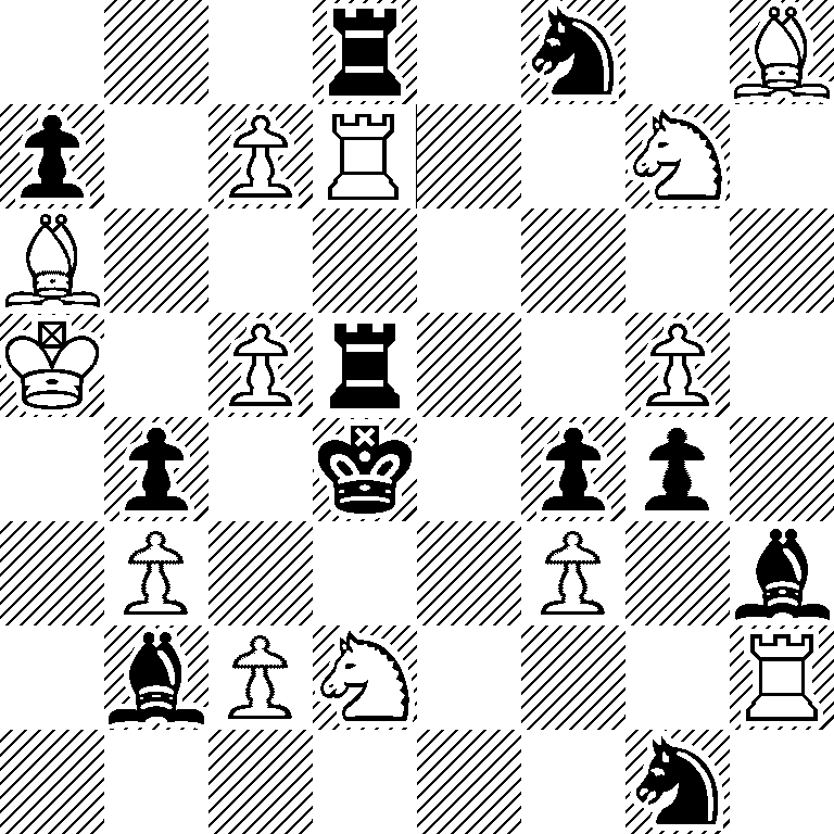 3r1n1B/p1PR2N1/B7/K1Pr2P1/1p1k1pp1/1P3P1b/1bPN3R/6n1