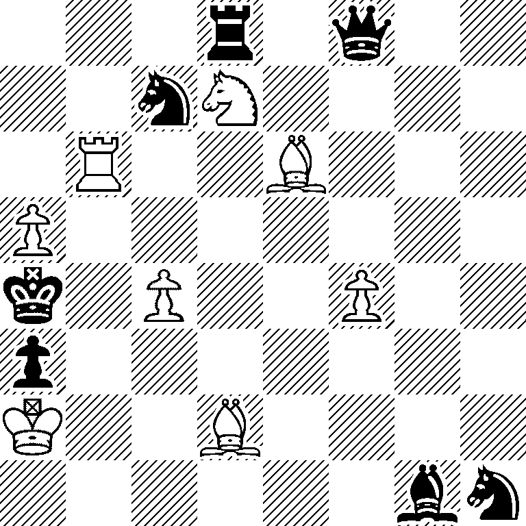 3r1q2/2nN4/1R2B3/P7/k1P2P2/p7/K2B4/6bn